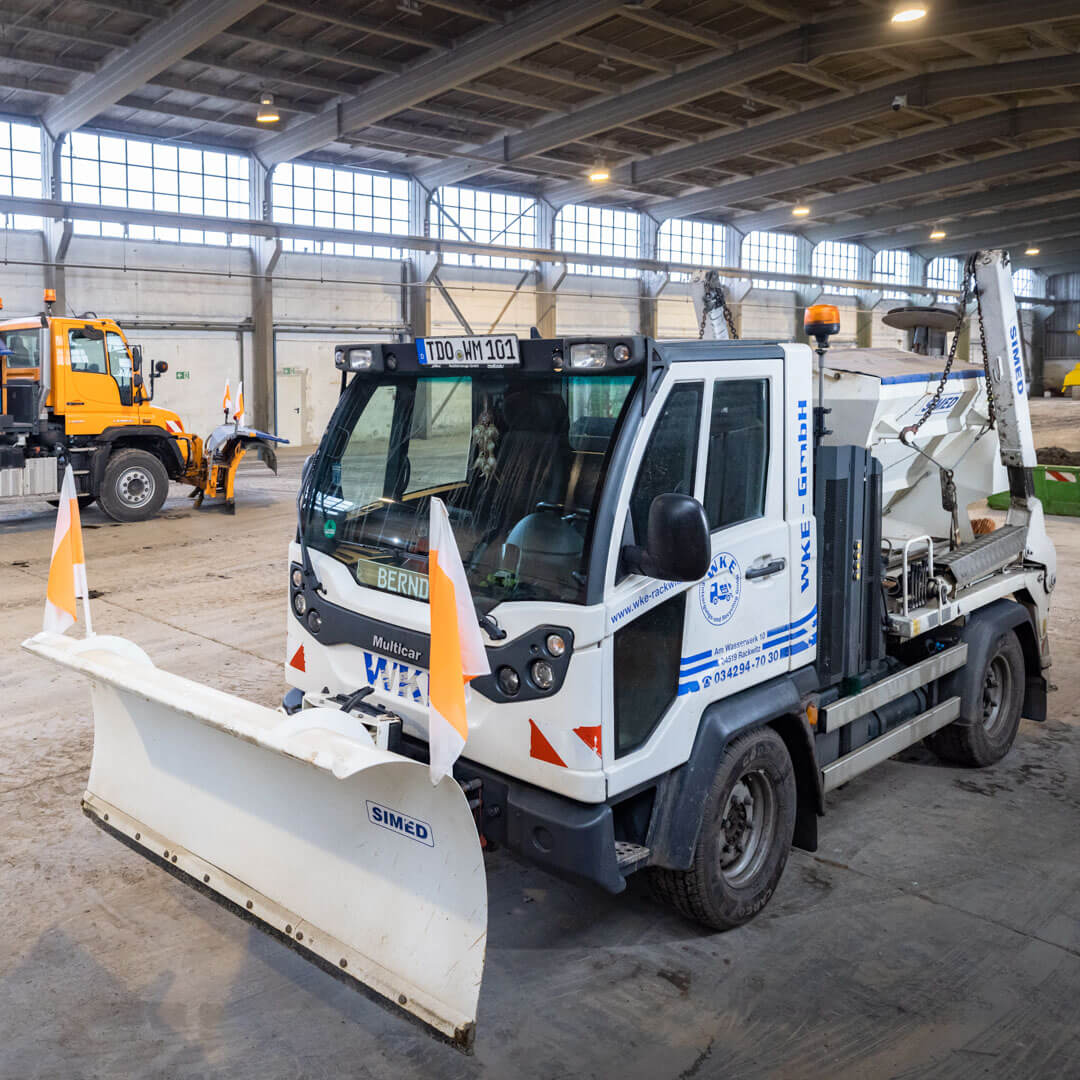 Multicar mit Absetzcontainer